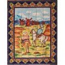 Ceramic Frost Proof Mural Don Quijote